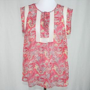 Daniel Rainn Sheer Boho Top or Tunic